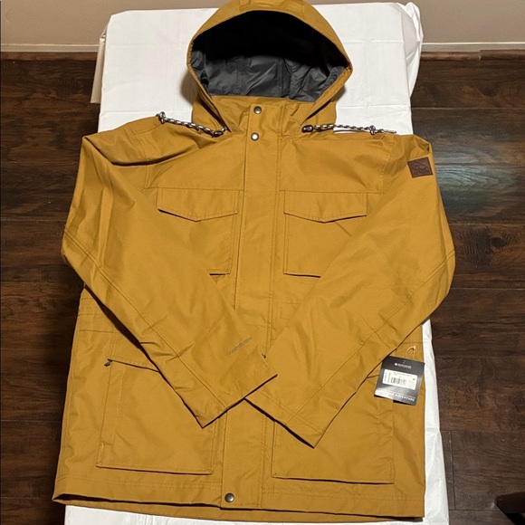 Eddie Bauer Other - Eddie Bauer Hooded Raincoat in Mustard